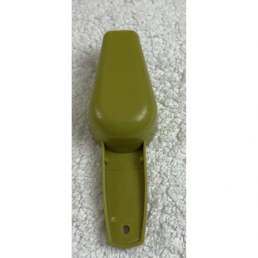 Vintage Tupperware Scoops #878 Green Blue Clear (Lot of 3) VGUC